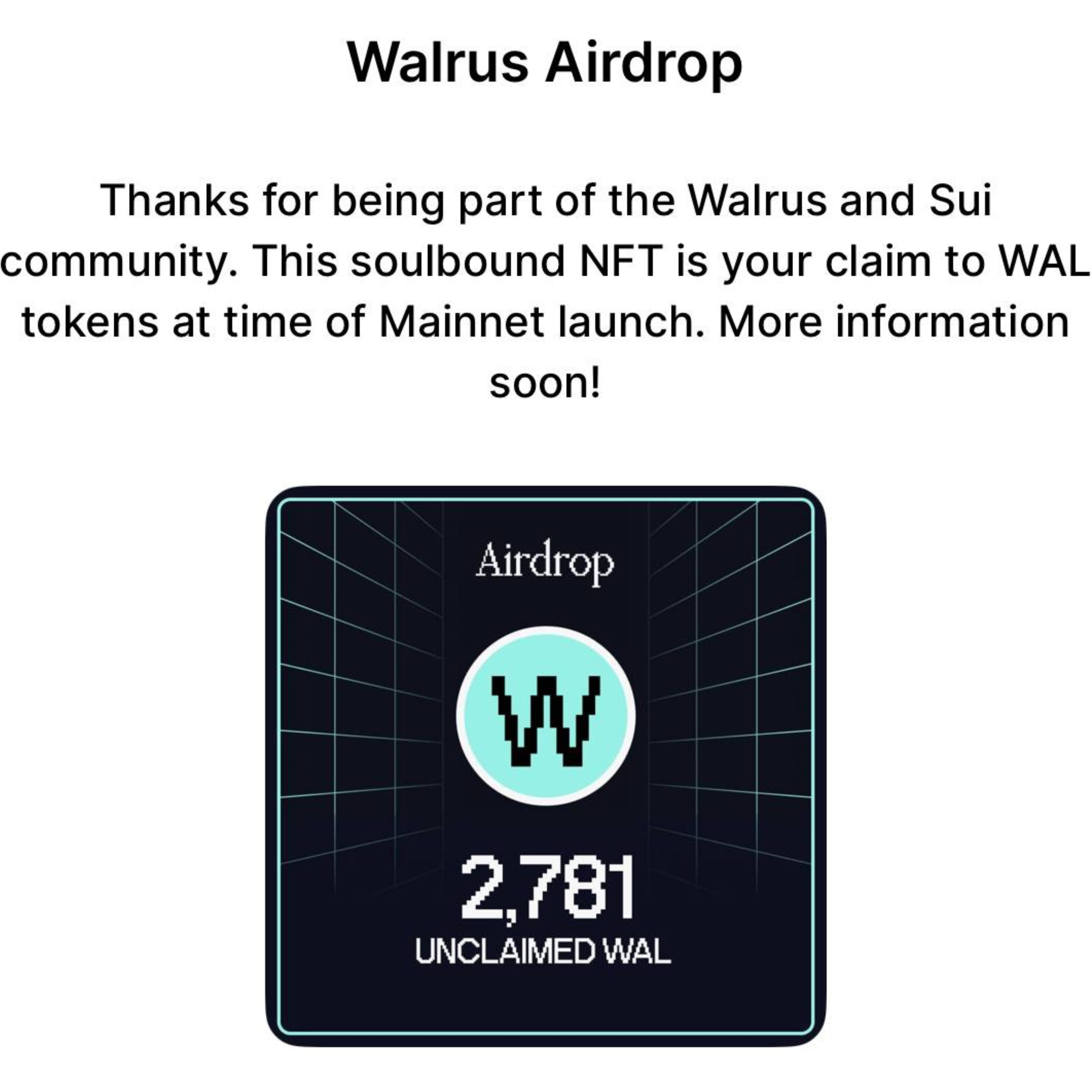 $WAL